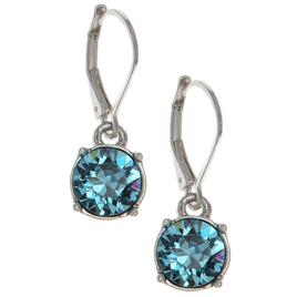 Gloria Vanderbilt Swarovski(R) Aqua Stone Earrings