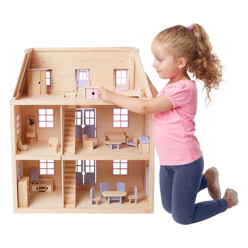 Melissa & Doug® Multi-Level Dollhouse