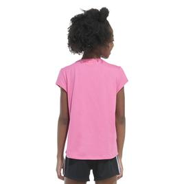 Girls (7-16) adidas® Cap Sleeve Jungle Flower Emblem Tee