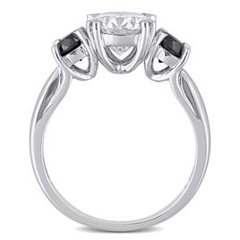 Diamond Classics™ 10kt. 3-Stone Black Diamond Ring