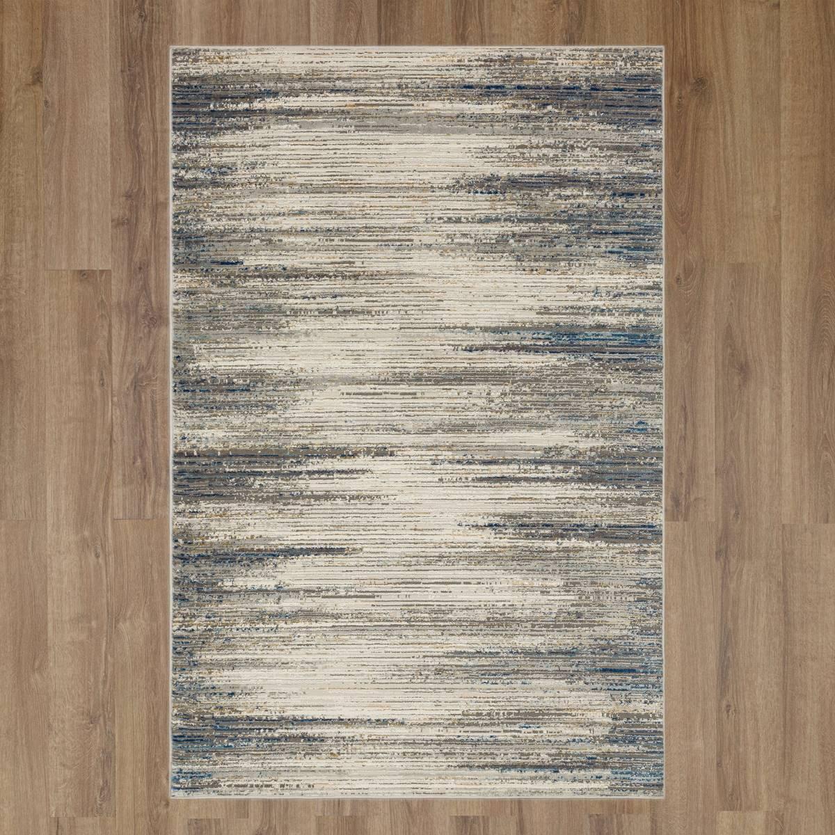 Mohawk Home Furie Stripe Light Grey Large Area Rug