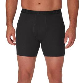 Mens Big & Tall Hanes Ultimate(R) Boxer Briefs - Black/Grey