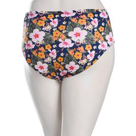 Womens Catherine Malandrino Bloom Floral High Waisted Swim Bottom