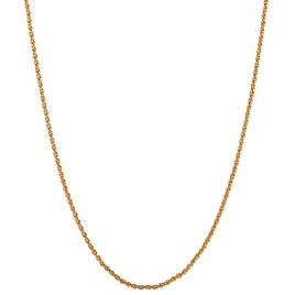 Design Collection Gold Plated Rope Necklace
