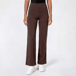 Juniors No Comment Fold Over Waist Straight Leg Pants