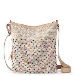 The Sak Lucia Crochet Crossbody - Ecru Multi Beads