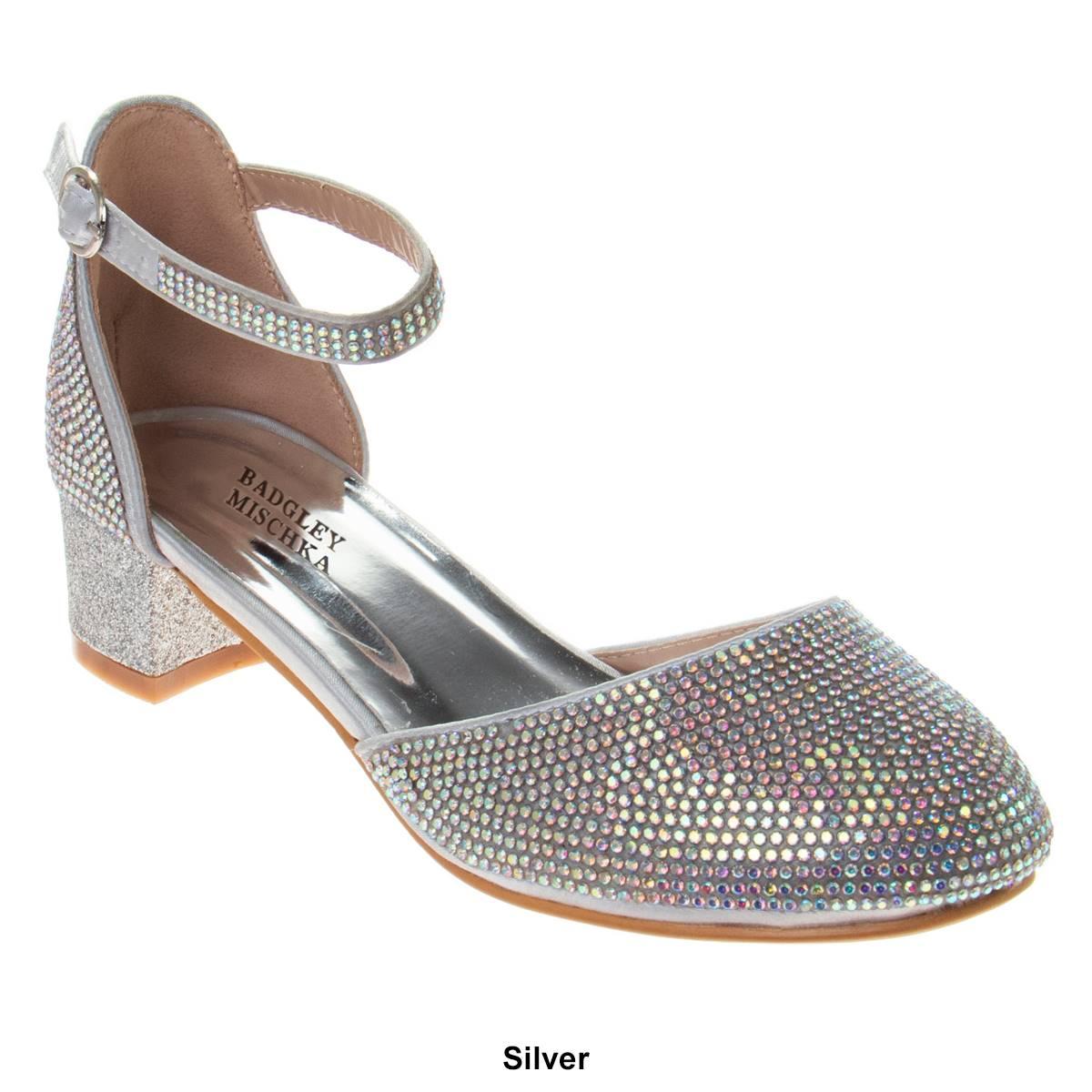 Big Girls Badgley Mischka Block Heeled Dress Heels