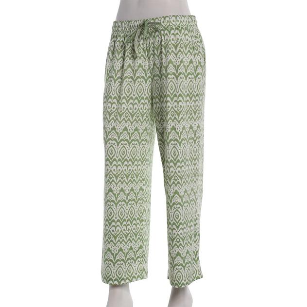 Womens MUK LUKS® Ikat Cloud Knit Capri Pajama Pants