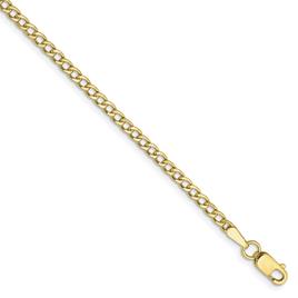 Unisex Gold Classics™ 10kt. 2.5mm 20in. Link Chain Necklace