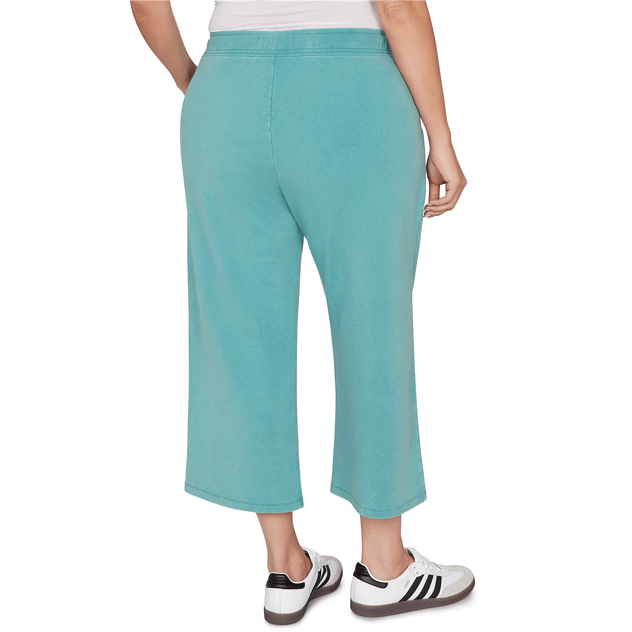 Plus Size Ruby Rd. Renaissance Romance Drawstring Capris