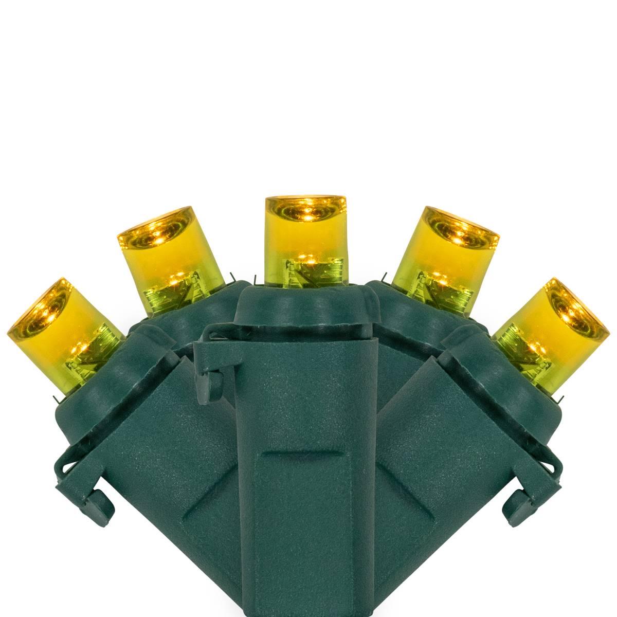 Northlight Seasonal 100ct. LED Green Wire Yellow Christmas Lights