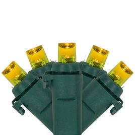Northlight Seasonal 100ct. LED Green Wire Yellow Christmas Lights