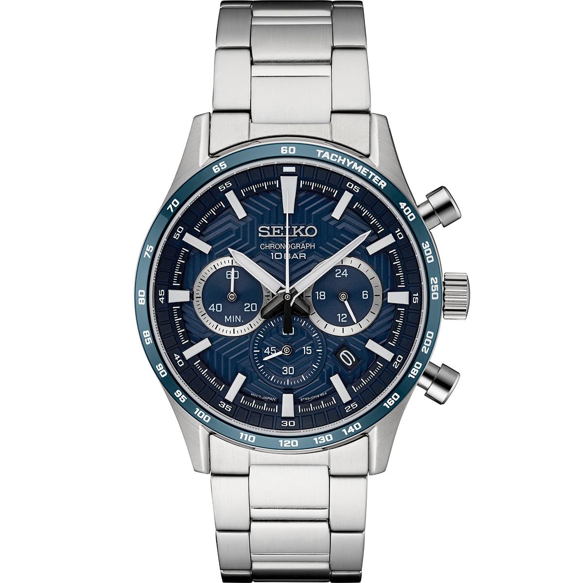 Mens Seiko Essentials Quartz Chronograh Watch - SSB445