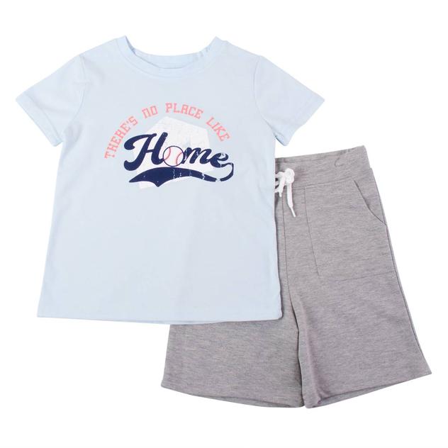 Boys (4-7) Tales & Stories Tee & Knit Shorts Set - Nantucket