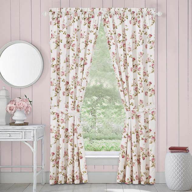 Royal Court Rosemary Rod Pocket Curtain Panels