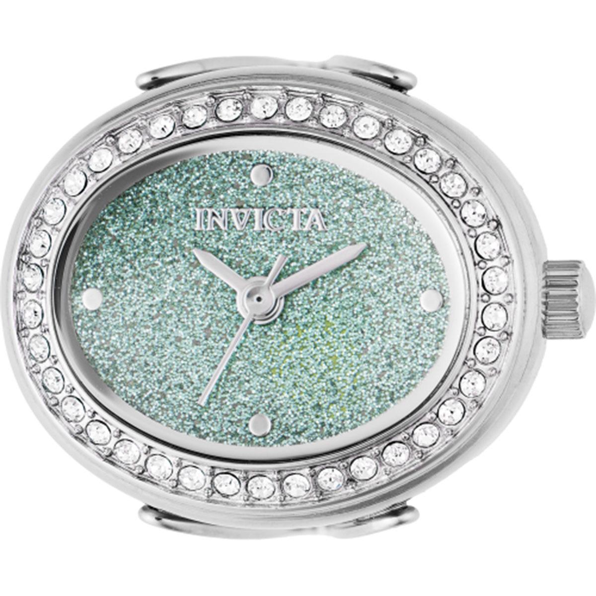 Womens Invicta Green Dial Mini Ring Watch - 49597
