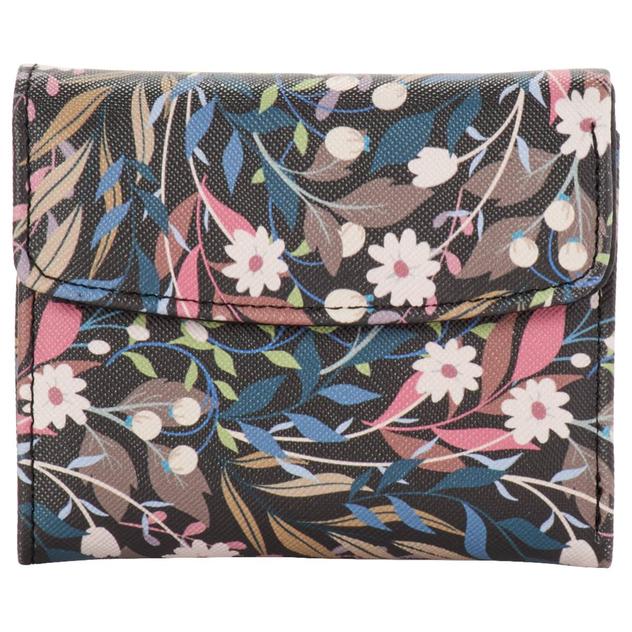 Womens Buxton Floral Mini Trifold