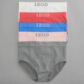 Womens IZOD(R) 5pk. Seamless Knit Brief Panties IZ72973