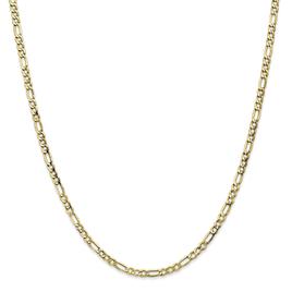 Gold Classics™10kt. 3.5mm Semi-Solid Figaro Chain Bracelet