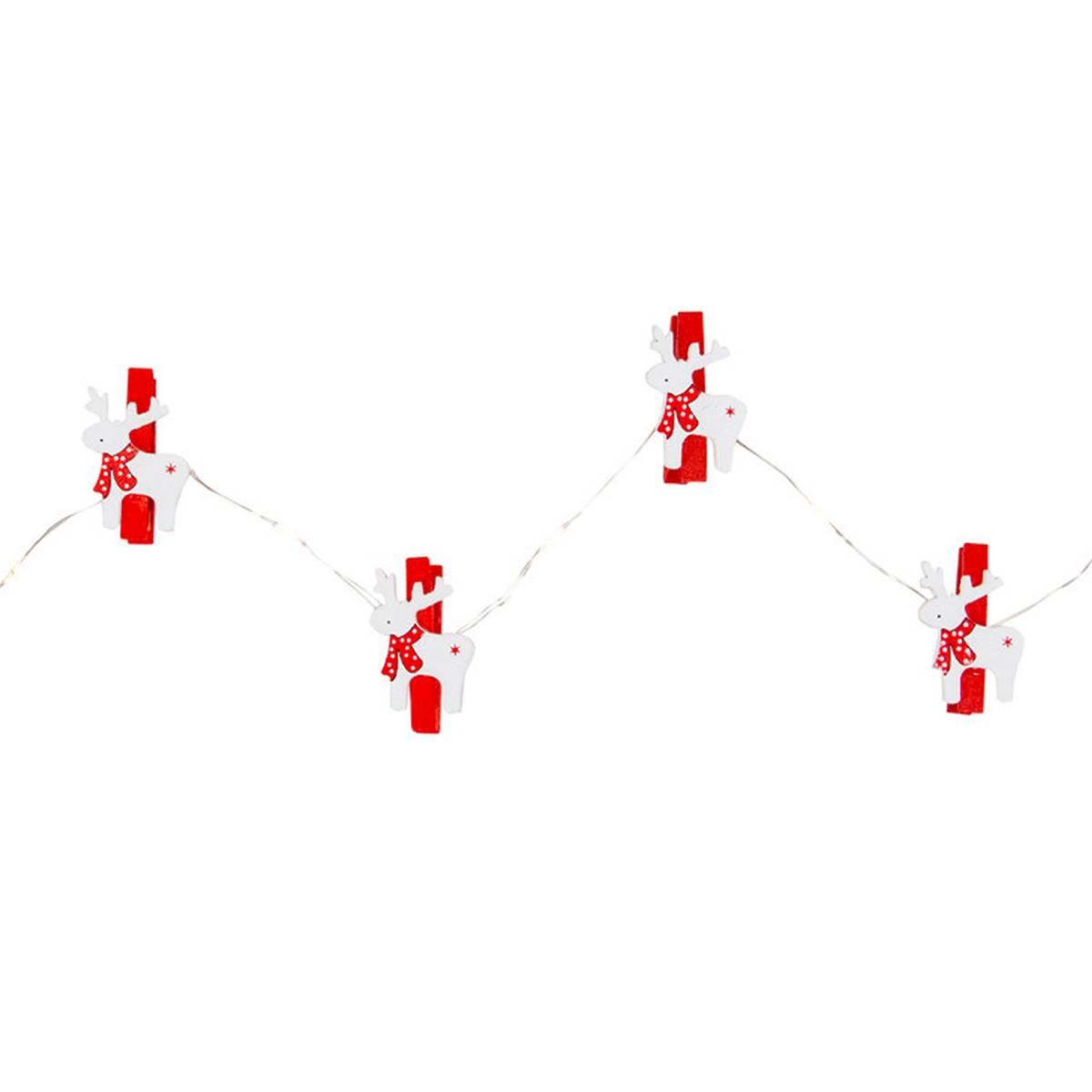 Northlight Seasonal 10ct. Mini Reindeer Christmas Fairy Lights