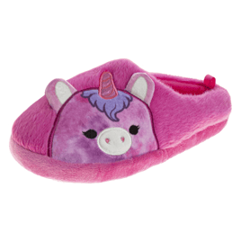 Little Girls Squishmallows Lola the Unicorn Slippers