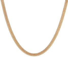 Design Collection 18in. Polished-Gold-Tone Oval Link Necklace