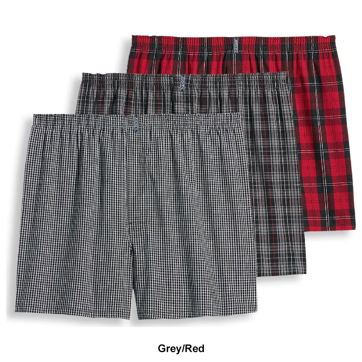 Mens Jockey® 3pk. Classic Woven Boxer