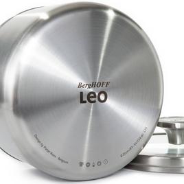 BergHOFF Graphite Stainless Steel 6.25in. Stockpot w/ Glass Lid