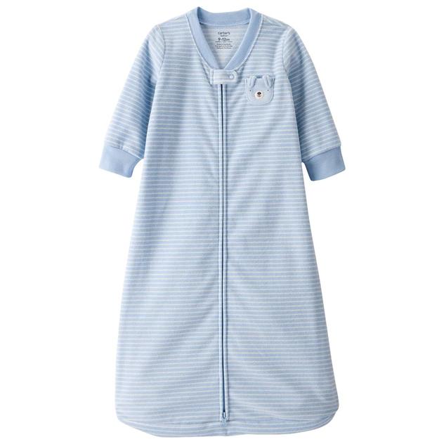 Baby Boy (NB-12M) Carter's® Stripe Dog Pocket Fleece Sleep Sack