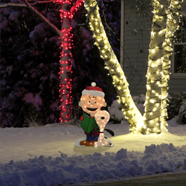 Northlight LED Peanuts & Snoopy Caroling Outdoor Christmas Decor