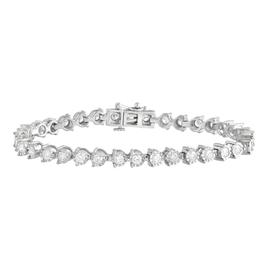 Nova Star(R) White Gold 3 1/4ctw. Lab Grown Diamond Tennis Bracelet