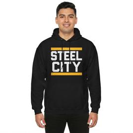 Mens Tailgate Pittsburgh Football Steel City Hoodie