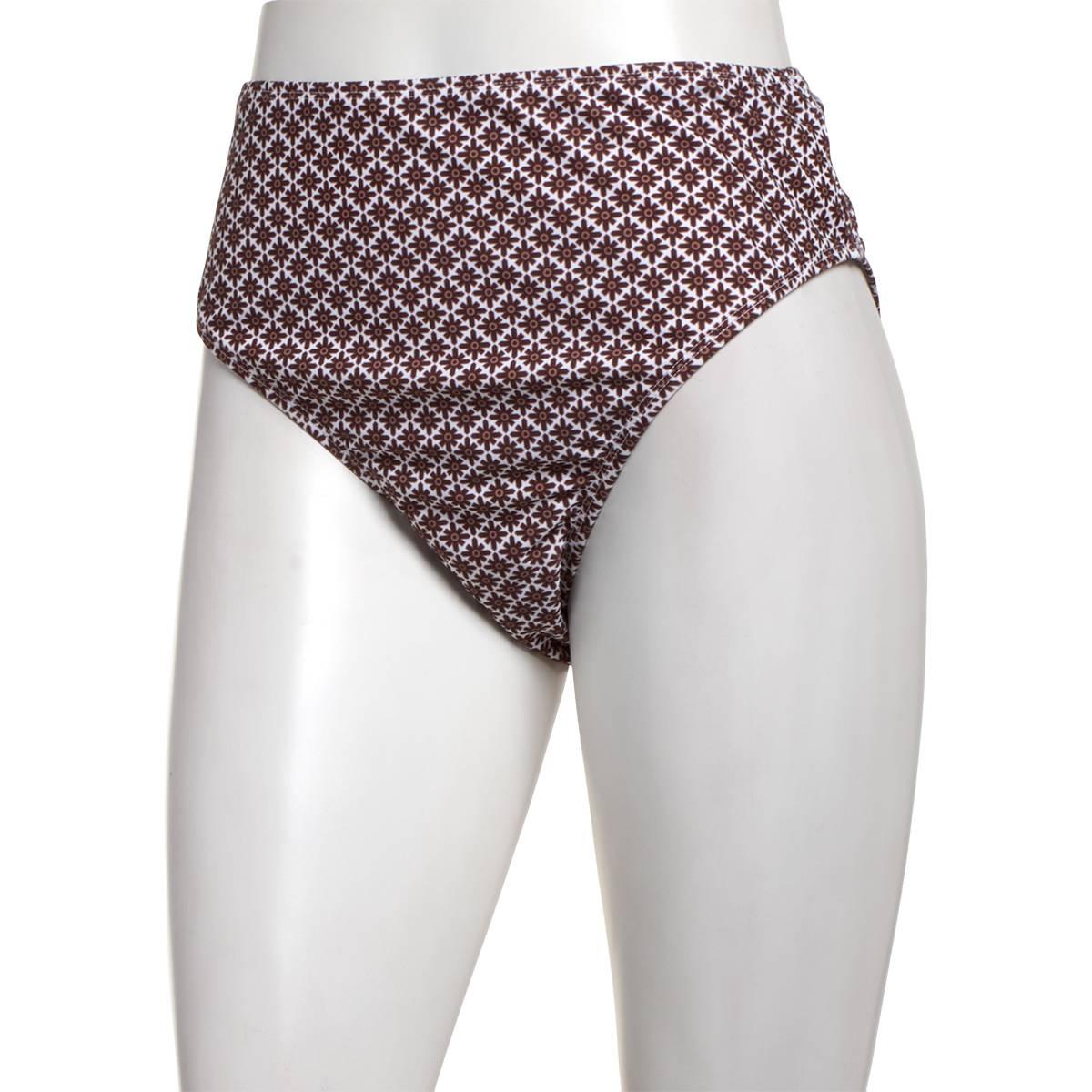 Womens Cupshe Geometric High Waist Swim Bottoms