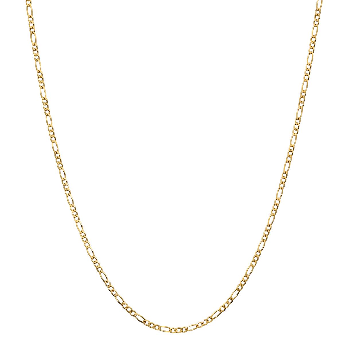 Gold Classics(tm) Gold over Sterling Silver Figaro Chain Necklace