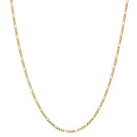 Gold Classics(tm) Gold over Sterling Silver Figaro Chain Necklace