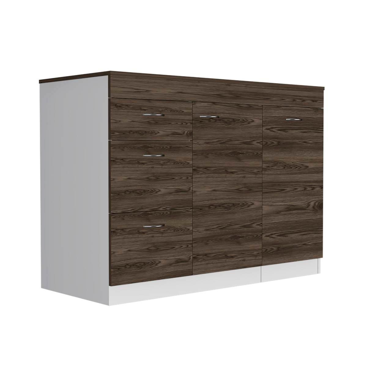 FM FURNITURE Joliet Two-Tone Kitchen Base Cabinet