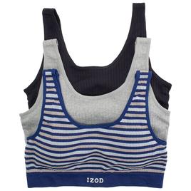 Juniors IZOD(R) 3pk. Ribbed Seamless Comfort Bras - IZ70558