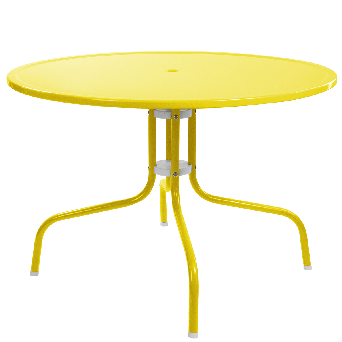 Northlight 39.25-Inch Outdoor Retro Metal Tulip Table