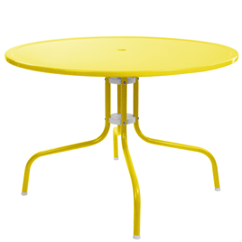 Northlight 39.25-Inch Outdoor Retro Metal Tulip Table