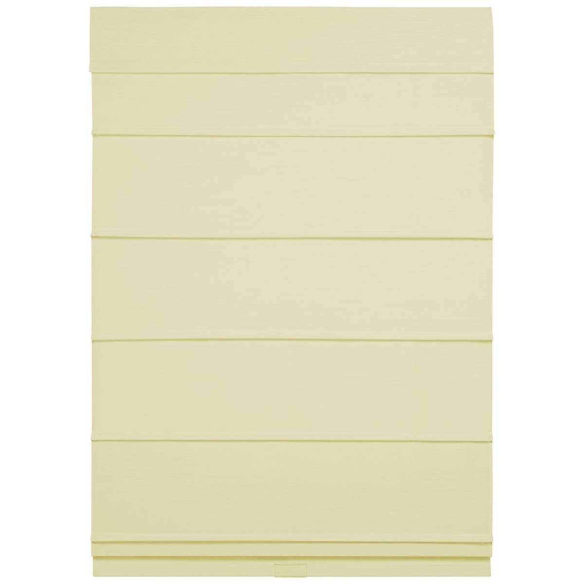 5in. Textured Fabric Roman Cordless Shades - Ivory
