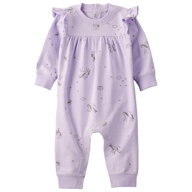 Baby Girl (3-24M) Carter's® Unicorn & Crown Ruffle Jumpsuit