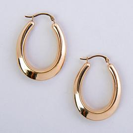 Evergold(tm) 14kt. Gold Graduated Hoop Earrings