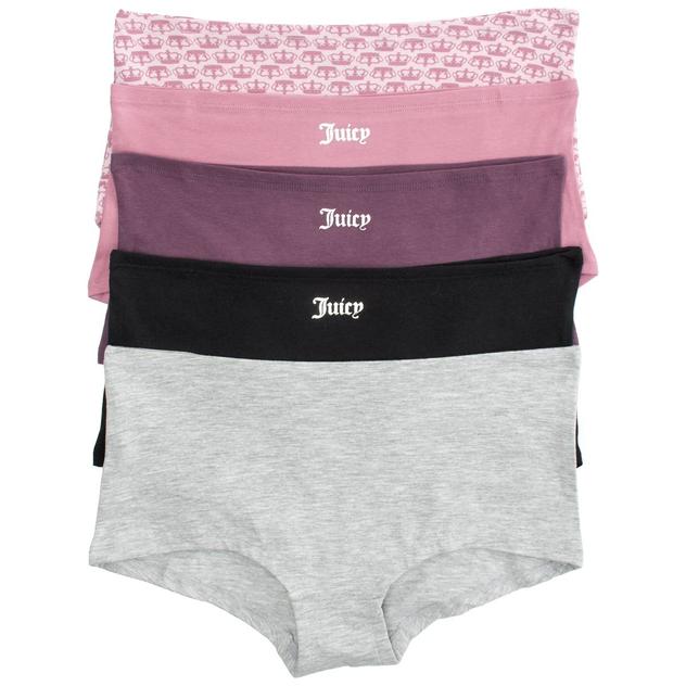 Juniors Juicy Couture 5pk. Boyshort Panties JC9785-5PKDP