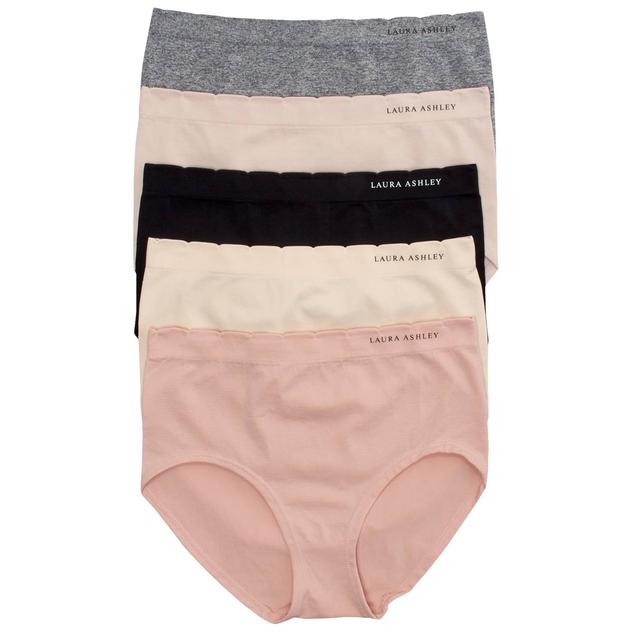 Womens Laura Ashley® 5pk. Seamless Brief Panties LS9443-5PKAR