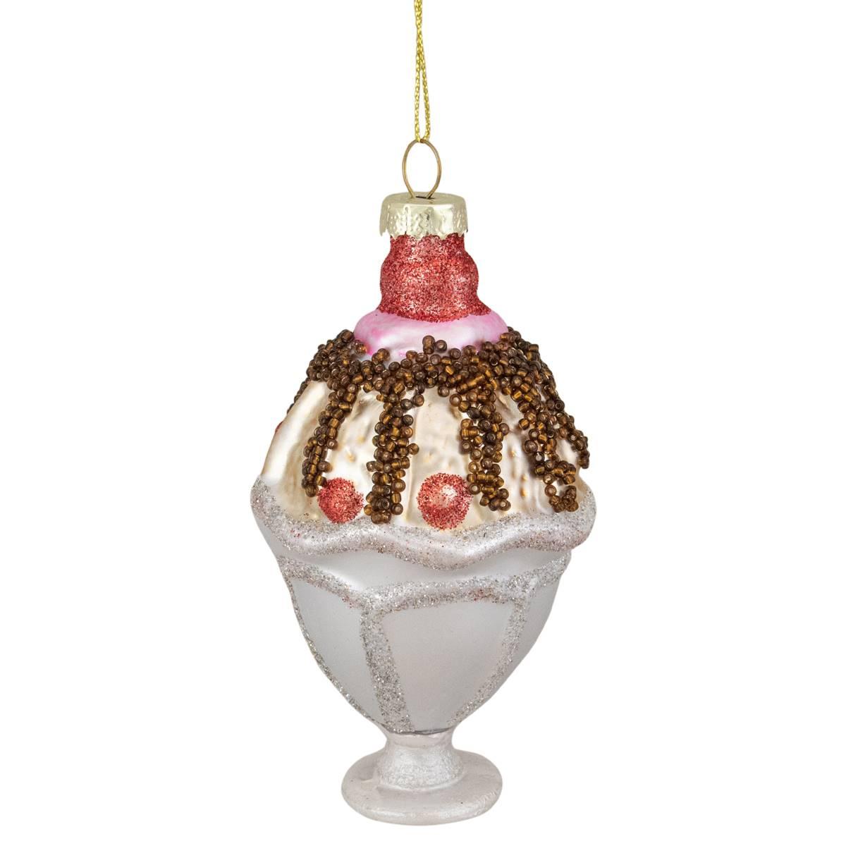 Northlight Seasonal Ice Cream Sundae Christmas Ornament