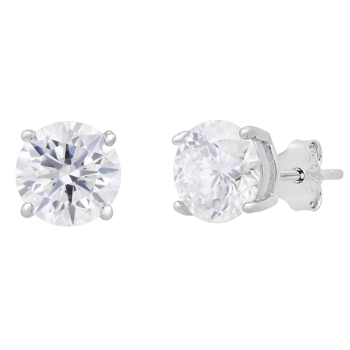 Saffron 1ctw. Moissanite Stud Earring