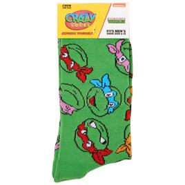 Mens Crazy Socks Teenage Mutant Ninja Turtles Crew Socks