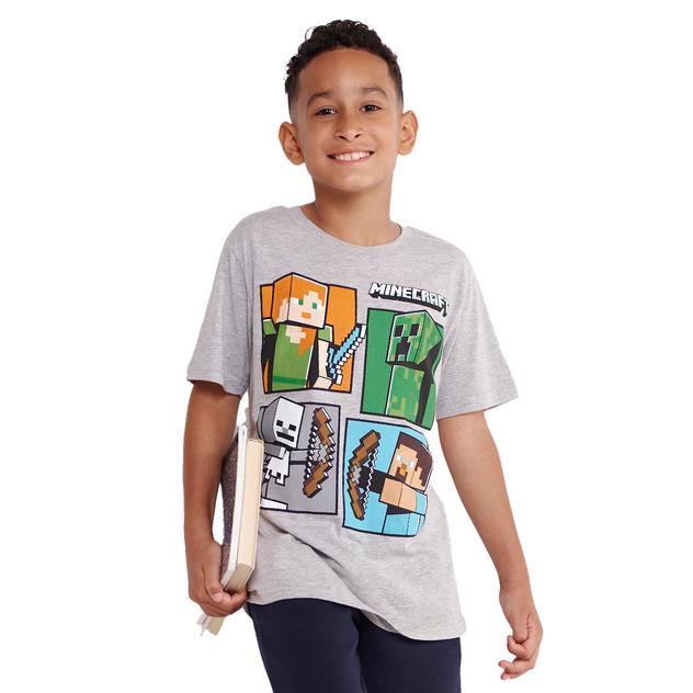 Boys (8-20) Minecraft Boxed In Short Sleeve Graphic Tee