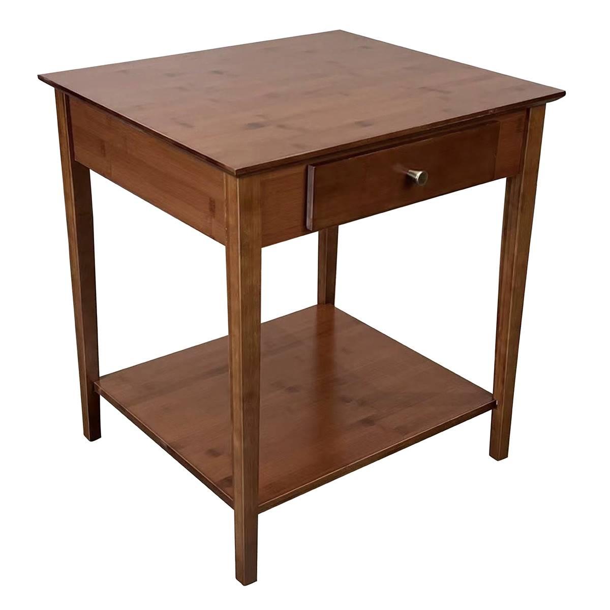 eccostyle(tm) Solid Bamboo End Table w/ Drawer