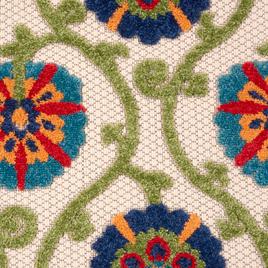 Nourison Aloha Vines Contemporary Indoor/Outdoor Area Rug